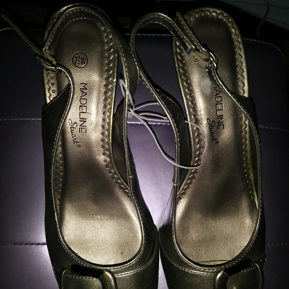 Madeline Stuart slingback kitten heels NWOT - Picture 2 of 5